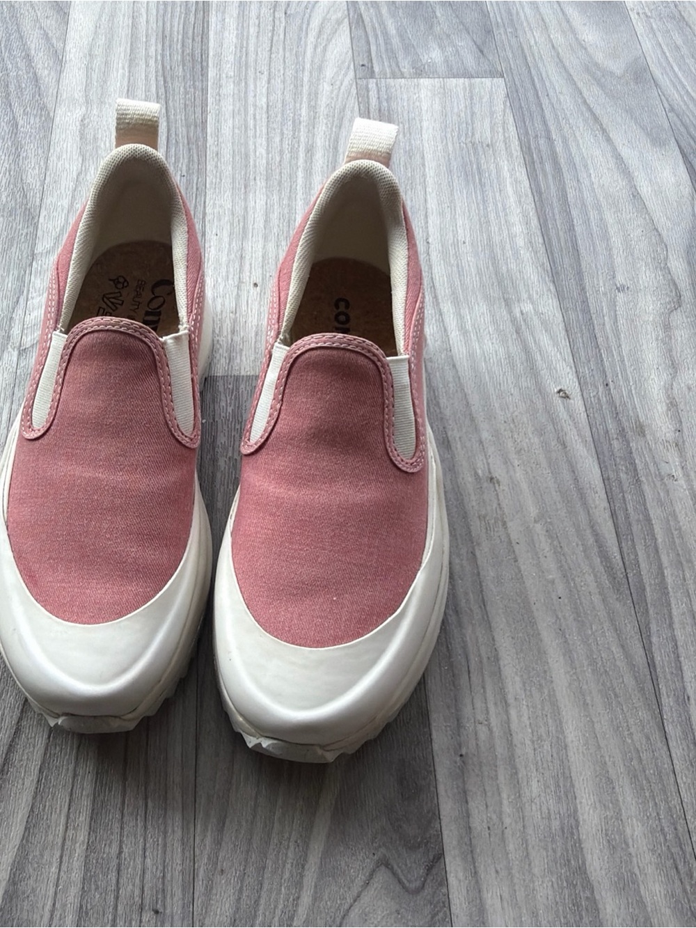 Converse Run Star Hike Slip On Platform Renew Natural Dye Low Top Women's Sz 6